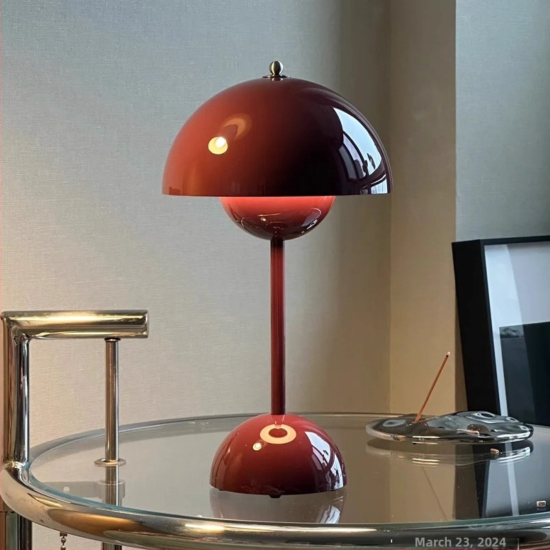 Par stolnih lampi s gljivastim dizajnom, dodirni prekidač, max 5W, napon ≤36V, noćno svjetlo i studijska lampa