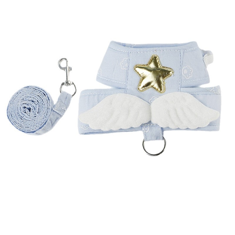 Mačji prsluk s mrežastim prsnim remenom, anti-breakaway, Simple image