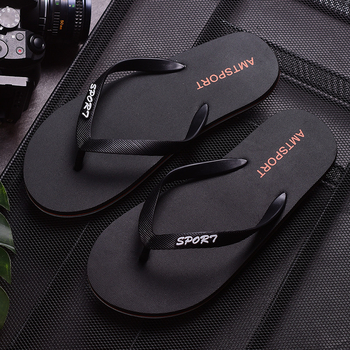 Flip Flops bărbați – partea superioară EVA, talpă din cauciuc, tehnologie Injection Shoes, deget deschis, stil relaxat