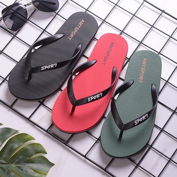 Flip Flops bărbați – partea superioară EVA, talpă din cauciuc, tehnologie Injection Shoes, deget deschis, stil relaxat