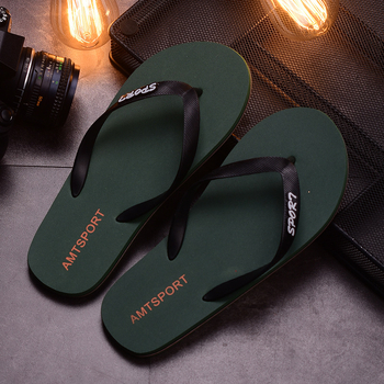 Flip Flops bărbați – partea superioară EVA, talpă din cauciuc, tehnologie Injection Shoes, deget deschis, stil relaxat