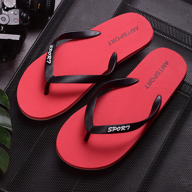 Flip Flops bărbați – partea superioară EVA, talpă din cauciuc, tehnologie Injection Shoes, deget deschis, stil relaxat