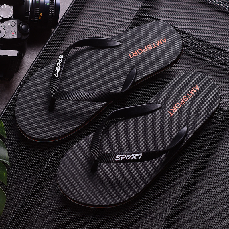 Flip Flops bărbați – partea superioară EVA, talpă din cauciuc, tehnologie Injection Shoes, deget deschis, stil relaxat