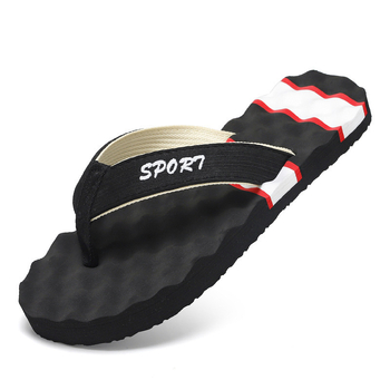 Șlapi de plajă pentru bărbați, cu degete deschise, partea superioară PVC, talpa PVC, turnare prin injecție