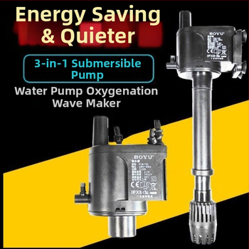 Boyu ponorná pumpa pre akvárium – trojv jedine cirkulačná pumpa, model PGB750/1000/1500, okysličovanie a filtrácia