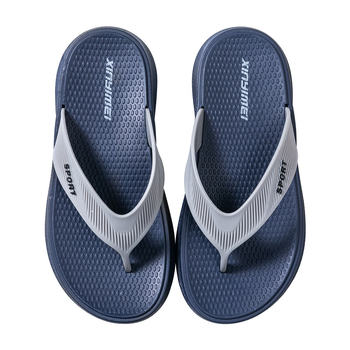 Мъжки джапанки за лято, отворени пръсти, PVC горна част и PVC подметка, инжекционно формована подметка, пускане през пролет 2025