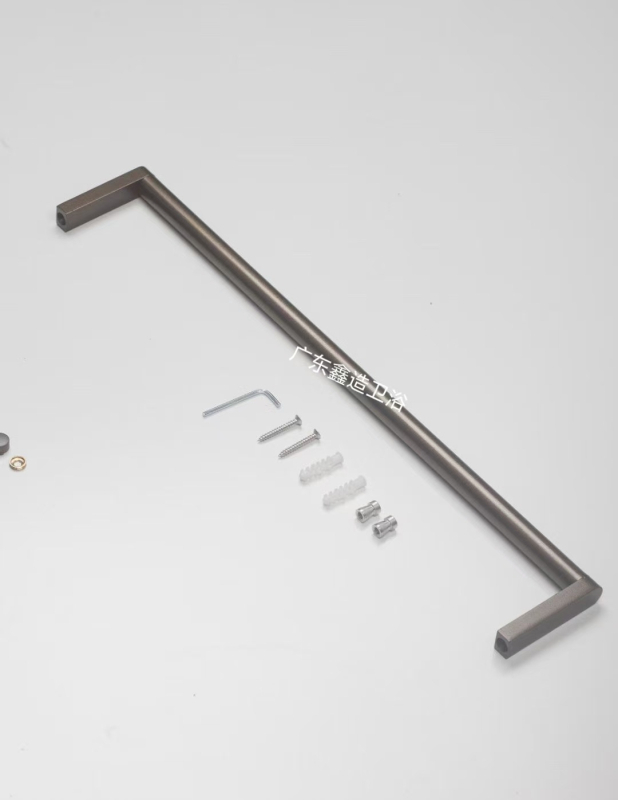 Държач за кърпи от неръждаема стомана, стенен, перфорирана конструкция, изпичано боядисано покритие, 5 кг носимост, едно ниво, марка Lion Shield