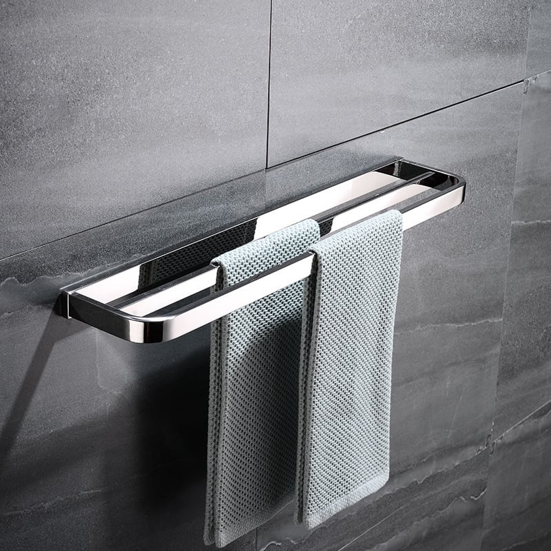 Suport pentru prosoape din oțel inoxidabil 304, strat unic, finisaj lucios, capacitate de încărcare 15 kg