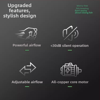 Jeneca/Jinlijia pumpa za kisik u akvariju, ultra tiha aerator, licencirana privatna marka, težina 500 g