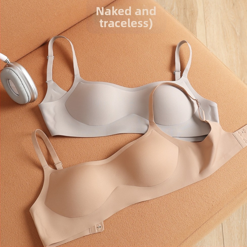 Bešivni grudnjak s tankim oblikovanim košaricama, puni košarica, prozračni najlon, bez čeličnog prstena