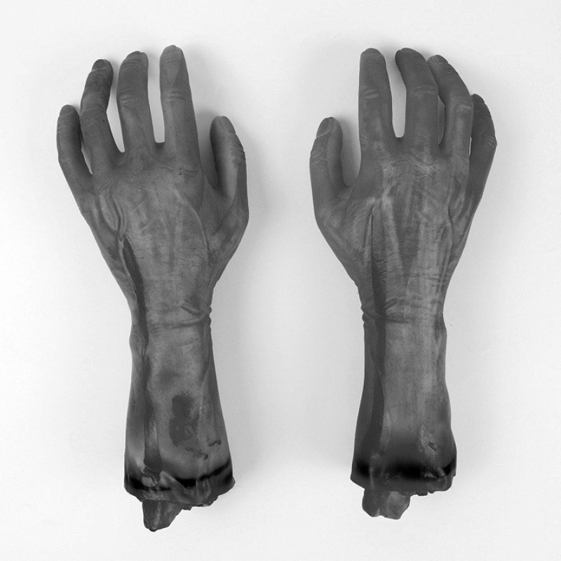 Rekvizite Halloween pentru casă bântuită, bar și camere de evadare: inimă falsă realistă, sânge fals, mână tăiată, picior tăiat