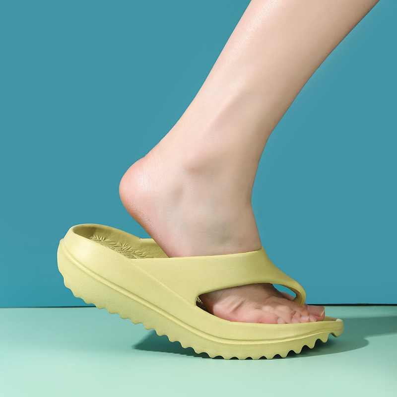 Muške flip-flopice za plažu s debelim potplatom, EVA gornji dio i EVA potplat, injekcijski oblikovan potplat