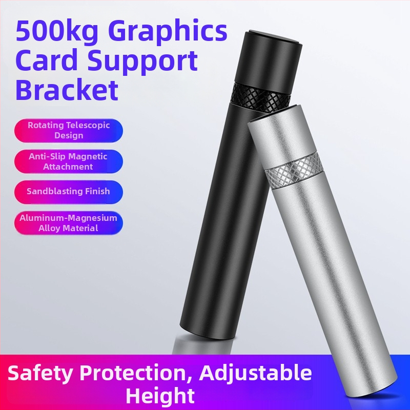 Podpora grafickej karty – hliníkový rám s magnetickou základňou, ITX mini PC kompatibilný, viacuholné nastavenie, proti ohýbaniu