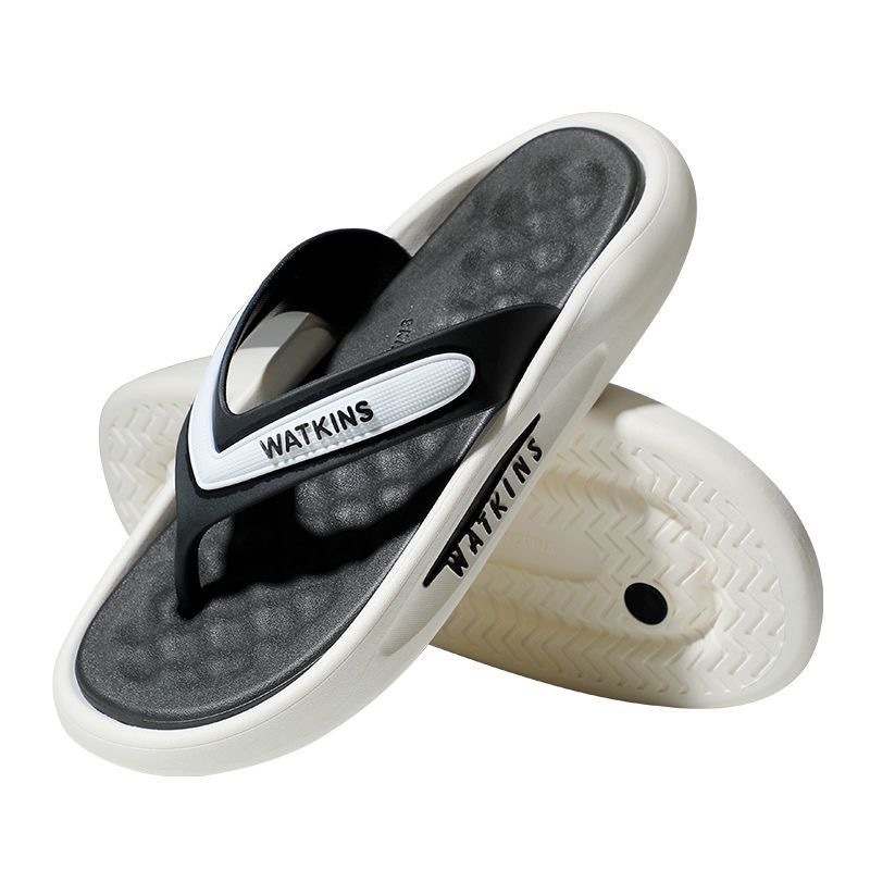 Shunshi Șlapi PVC pentru bărbați, vârf deschis, talpă injectată