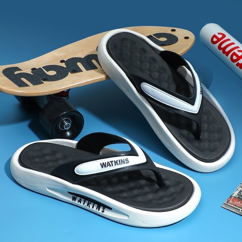 Shunshi Șlapi PVC pentru bărbați, vârf deschis, talpă injectată