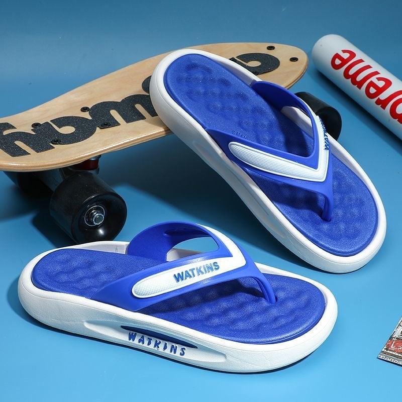 Shunshi Șlapi PVC pentru bărbați, vârf deschis, talpă injectată