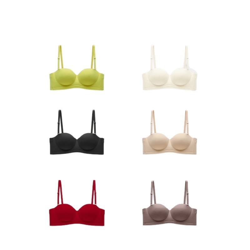 Sutien s kupom u obliku zečjih ušiju - najlon/poliamid, pamuk podstava, brzo sušenje, fiksne dvostruke naramenice