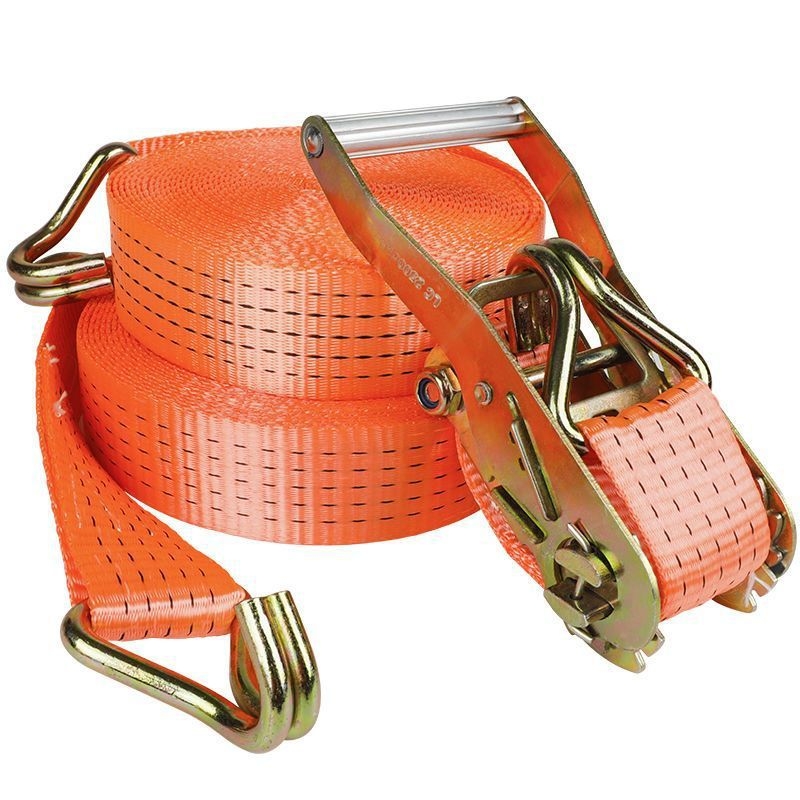 Acélvázú rögzítő heveder szorító zármechanizmussal, poliészter, teherbírás 3t, nettó tömeg 1,4 kg