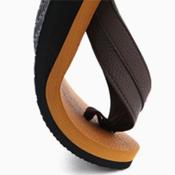 Muške japanke od umjetne kože, EVA đon, visoka luka potpore, otvoreni prst, prozračne i brzo sušeće