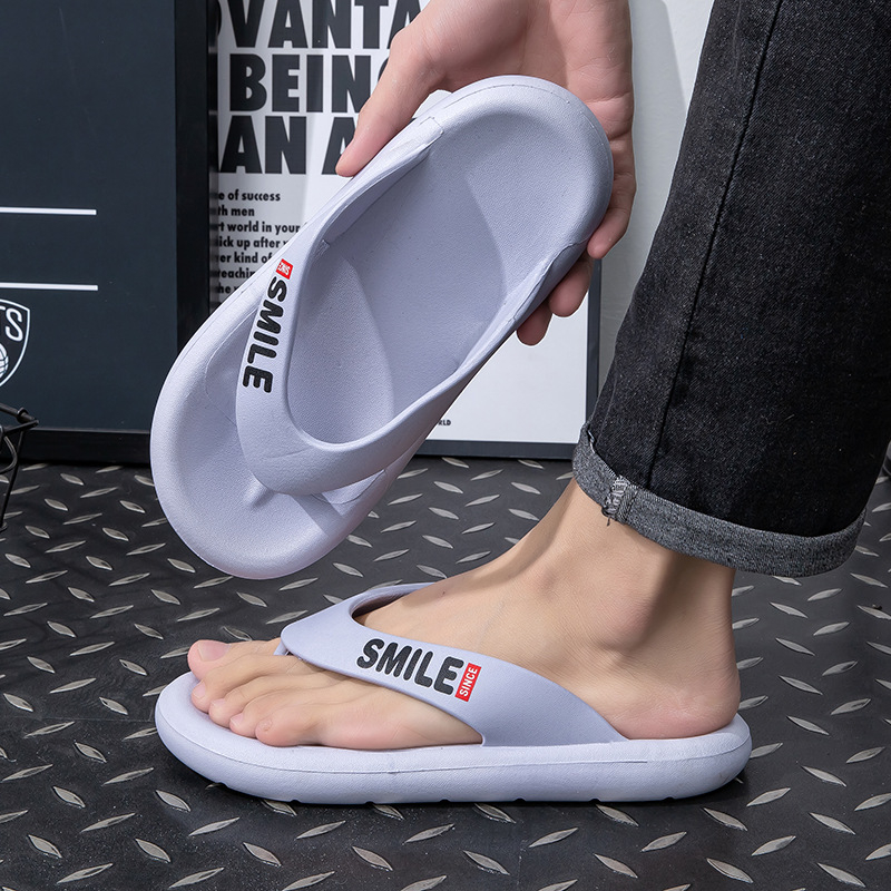Muške japanke, minimalistički stil, PVC gornji dio i potplat, protuklizna, injekcijski oblikovan potplat