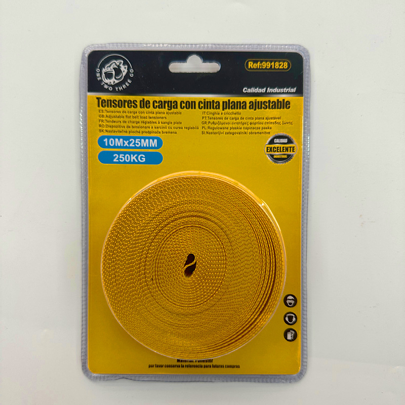 4 darab rögzítő heveder ratchet mechanizmussal, teherbírás 800 kg, Márka: Tensioner