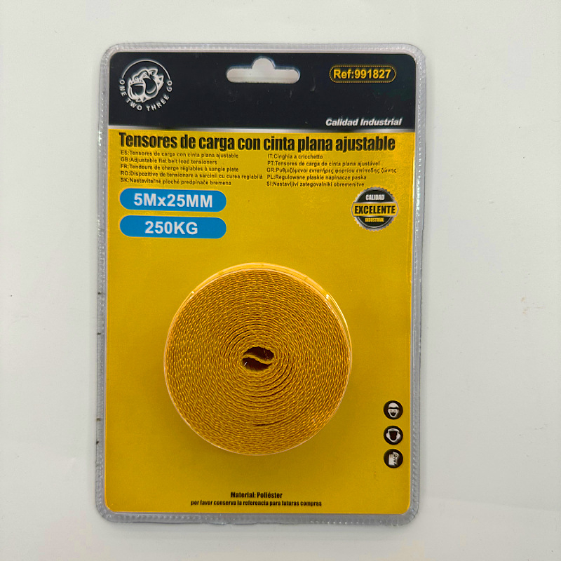 4 darab rögzítő heveder ratchet mechanizmussal, teherbírás 800 kg, Márka: Tensioner