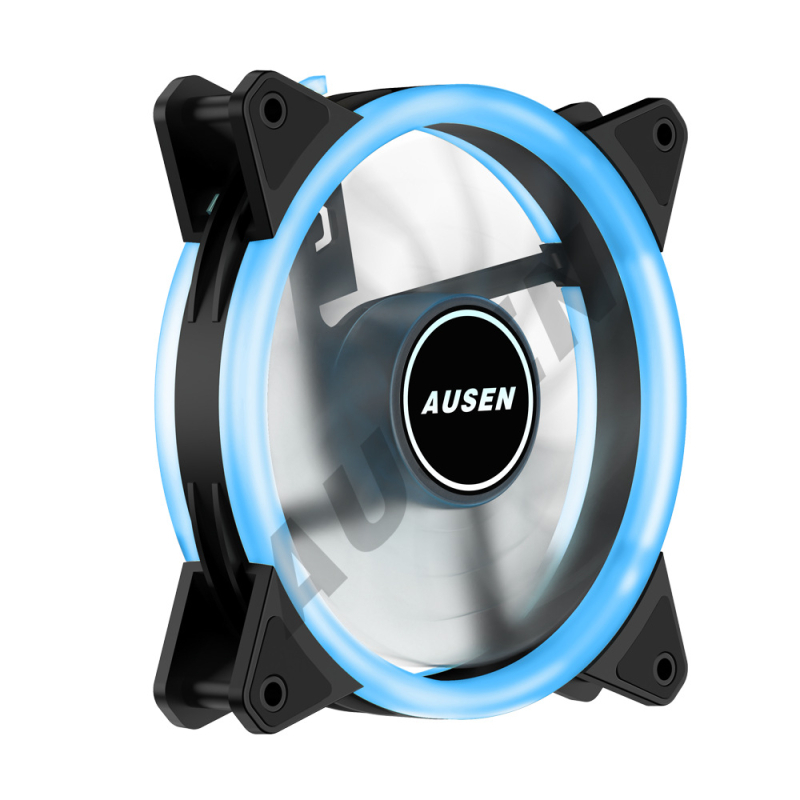 Ventilator kućišta PC, 4-pinski priključak, hidrauličko ležaj, 1200 RPM, 23 dB, ABS materijal