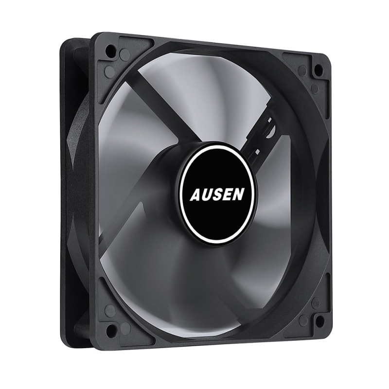 Ventilator kućišta PC, 4-pinski priključak, hidrauličko ležaj, 1200 RPM, 23 dB, ABS materijal