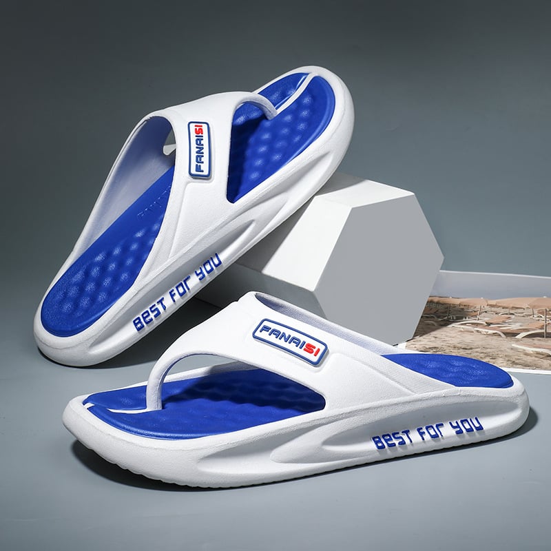 Muške PVC japanke, otvoreni prsti, prozračne, lagane, protuklizne, 3 cm debela potplata, injekcijski oblikovane