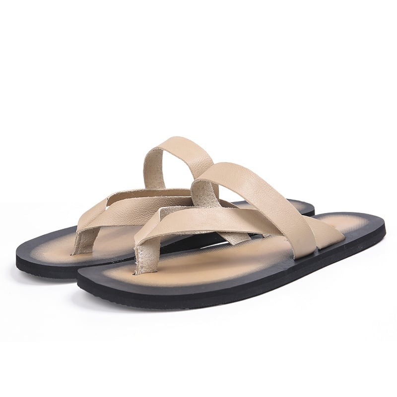 Muške flip-flop sandale – ležerni stil s otvorenim prstima, PU gornji dio, EVA taban, pull-on zatvarač
