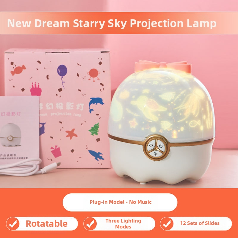 Zvjezdani projektor noćno svjetlo (Ugrađena baterija, Bluetooth, Nema pametne kontrole)