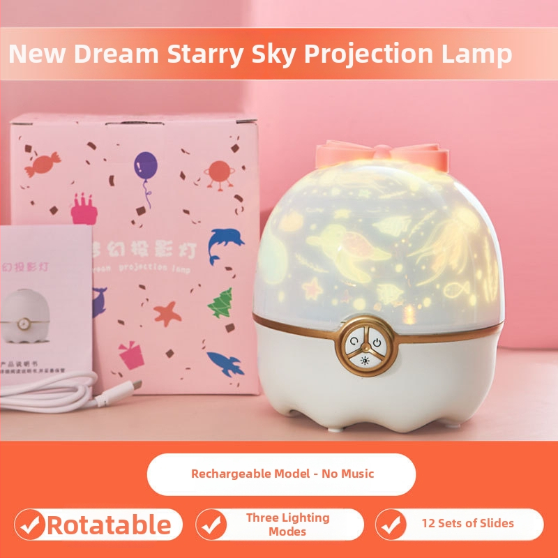 Zvjezdani projektor noćno svjetlo (Ugrađena baterija, Bluetooth, Nema pametne kontrole)