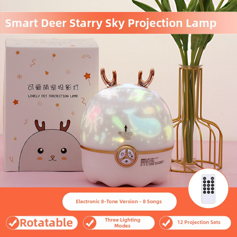 Zvjezdani projektor noćno svjetlo (Ugrađena baterija, Bluetooth, Nema pametne kontrole)