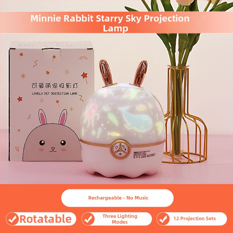 Zvjezdani projektor noćno svjetlo (Ugrađena baterija, Bluetooth, Nema pametne kontrole)