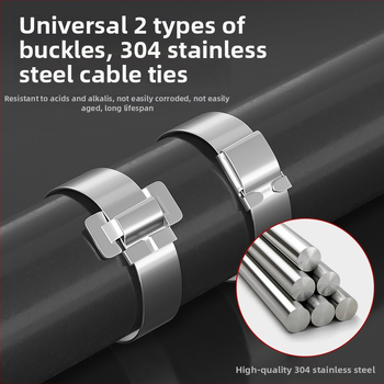 Kafwell 304 nehrđajući čelik – remenske kopče, debljina 0,7 mm, nosivost 800 kg, za pakiranje