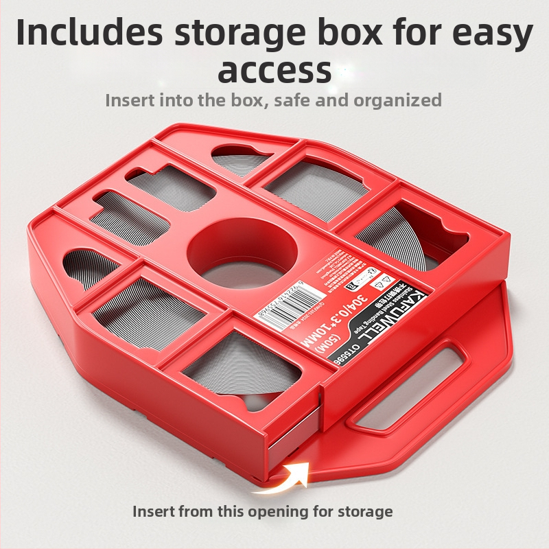 Kafwell 304 nehrđajući čelik – remenske kopče, debljina 0,7 mm, nosivost 800 kg, za pakiranje