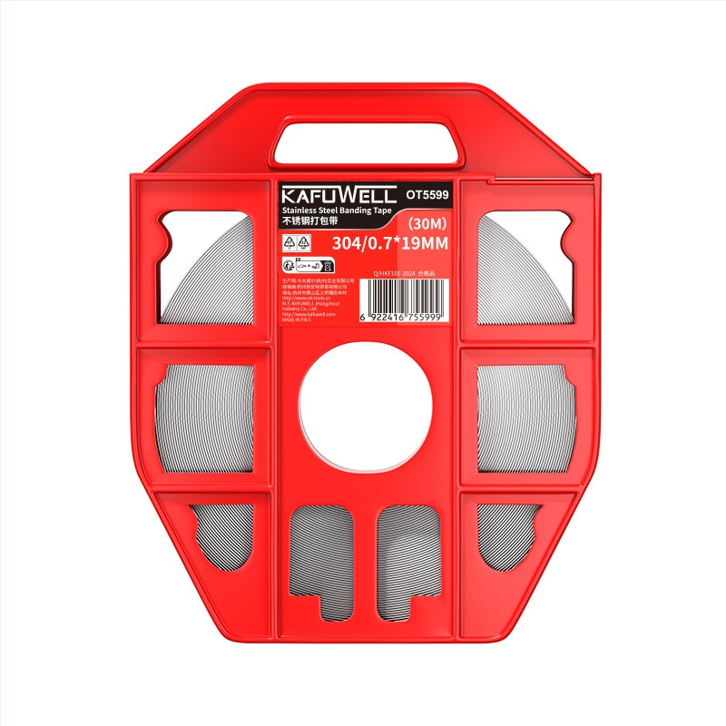 Kafwell 304 nehrđajući čelik – remenske kopče, debljina 0,7 mm, nosivost 800 kg, za pakiranje