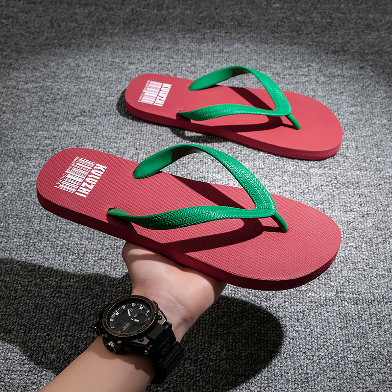 Flip-flopovi u vintage stilu, PVC gornji dio, gumeni potplat, injekcijskog oblikovanja konstrukcije, otvoreni prst i zatvarač klipom