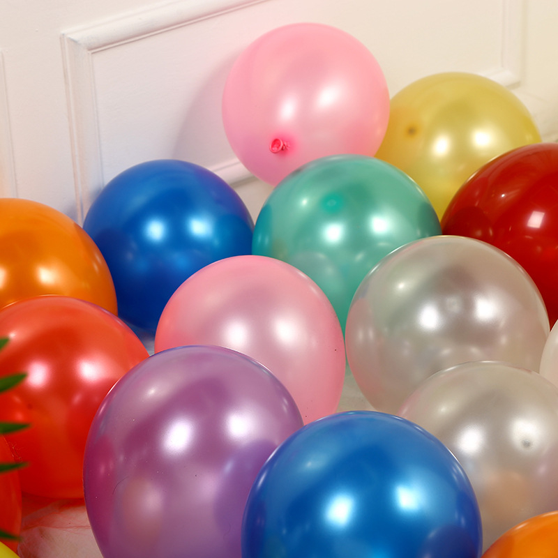 Perleći latex balon za luk, 2,2 g po balonu, zaobljen oblik, bez logotipa