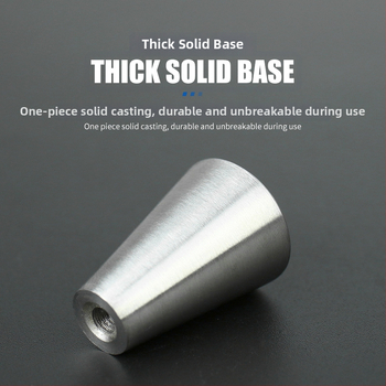 Szekrényfogantyú rozsdamentes acélból, matt felület, bár alakú, felületre szerelhető, modern minimalist stílus