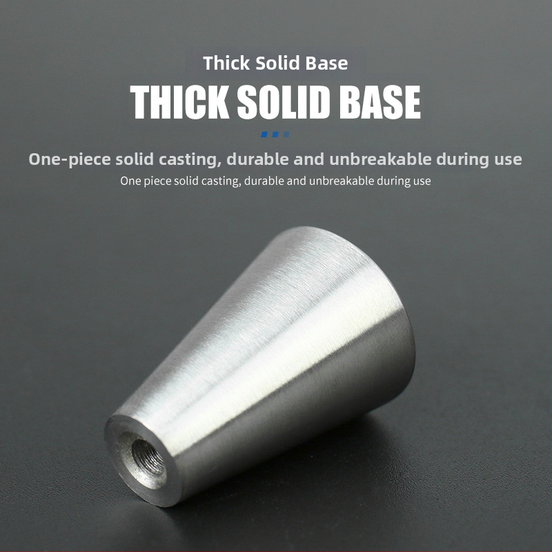 Szekrényfogantyú rozsdamentes acélból, matt felület, bár alakú, felületre szerelhető, modern minimalist stílus