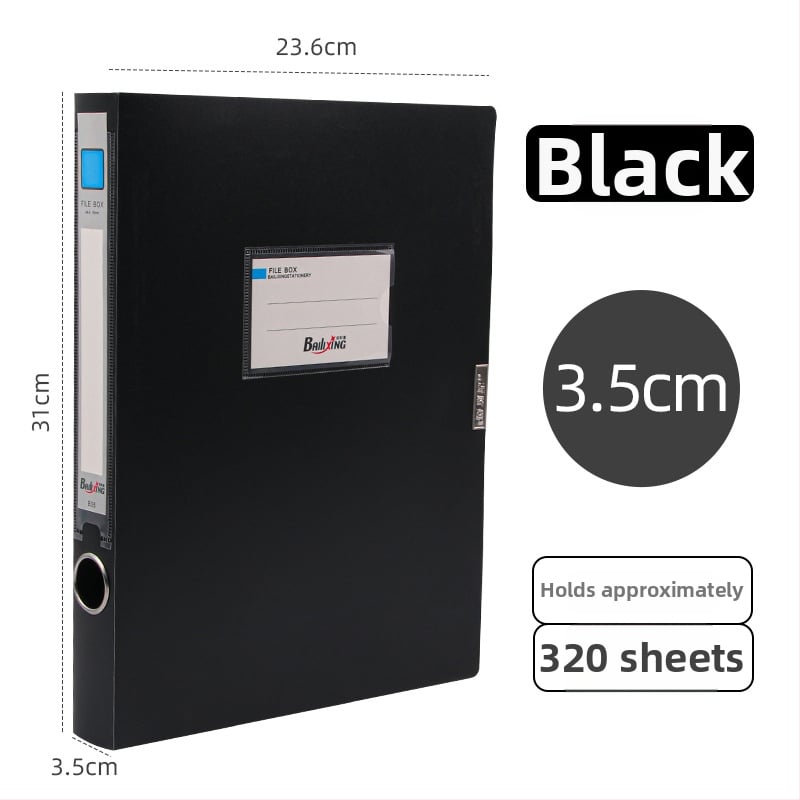 A4 PP kutija za dosije, model 958, debljina 0,8 mm, širina stražnjeg dijela 50 mm, marka Fire-rich