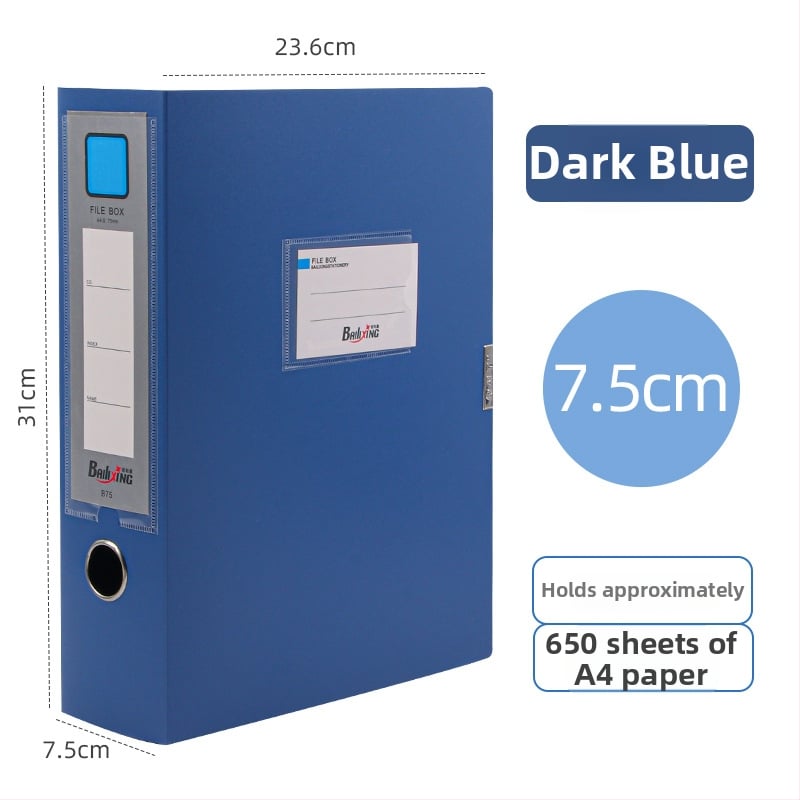 A4 PP kutija za dosije, model 958, debljina 0,8 mm, širina stražnjeg dijela 50 mm, marka Fire-rich