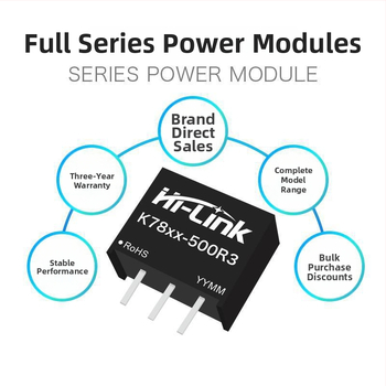 DC-DC neizolovaný napájací modul, model K7803-500R3, ultra-široký vstup, regulovaný výstup 3.3V, jednovýstup (Model: K7803-500R3; Značka: Mps; Vstup: ultra-široký; Výstup: 3.3V regulovaný; Kanály: 1; Izolácia: neizolovaný)