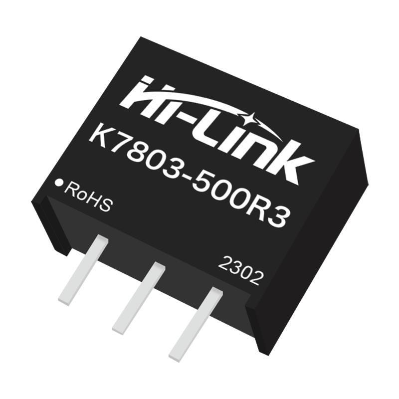 DC-DC неизолиран модул за захранване, модел K7803-500R3, ултра-широк вход, 3.3V регулиран изход, едноканален изход (Модел: K7803-500R3; Бранд: Mps; Вход: ултра-широк диапазон; Изход: 3.3V регулиран; Канал: едноканален; Изолация: неизолиран)