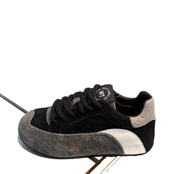 Unisex tenisice s PU gornjim dijelom, PVC đon, vezanje, ležerni stil s okruglim vrhom