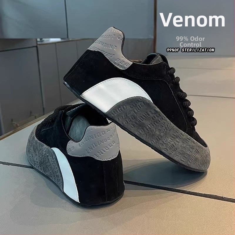 Unisex tenisice s PU gornjim dijelom, PVC đon, vezanje, ležerni stil s okruglim vrhom