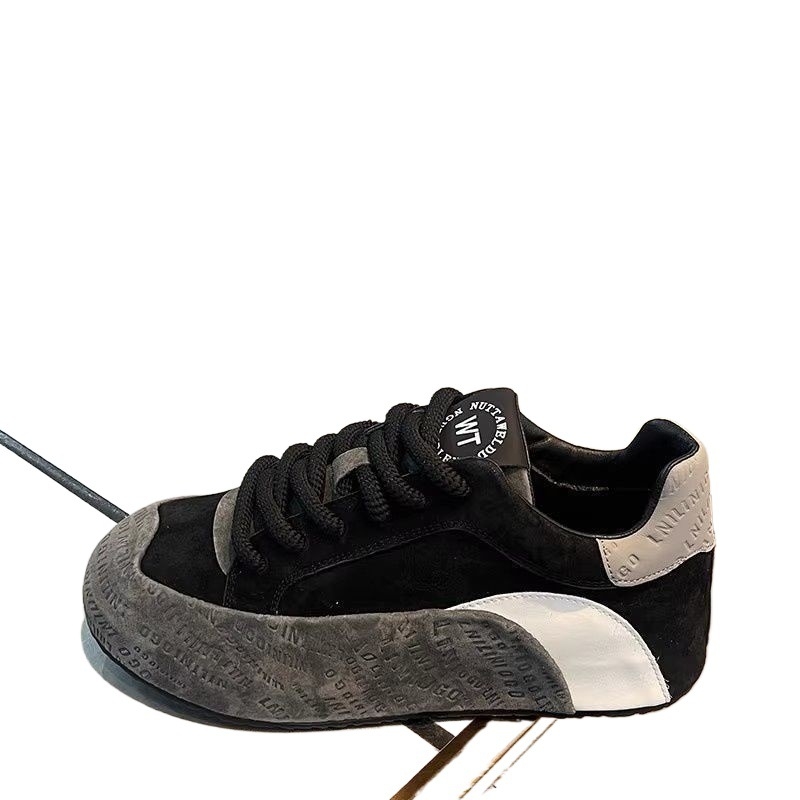 Unisex tenisice s PU gornjim dijelom, PVC đon, vezanje, ležerni stil s okruglim vrhom