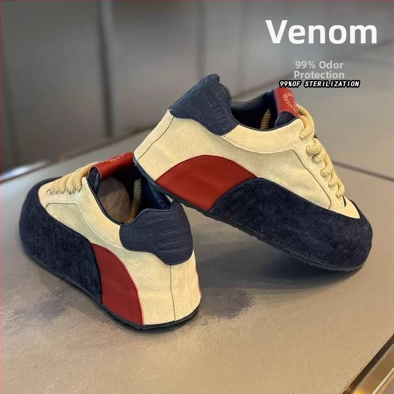 Unisex tenisice s PU gornjim dijelom, PVC đon, vezanje, ležerni stil s okruglim vrhom