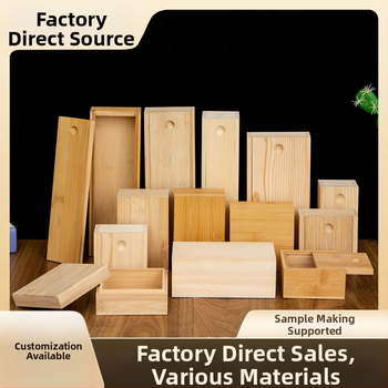 Drvena kutija za skladištenje i nakit, Model 029, Prirodno drvo, Skulpturalna obrada, Prilagodljiva unutarnja obloga i logo